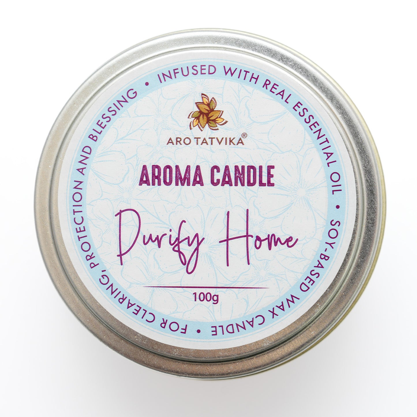 Purifying Home Aroma Scented Candle