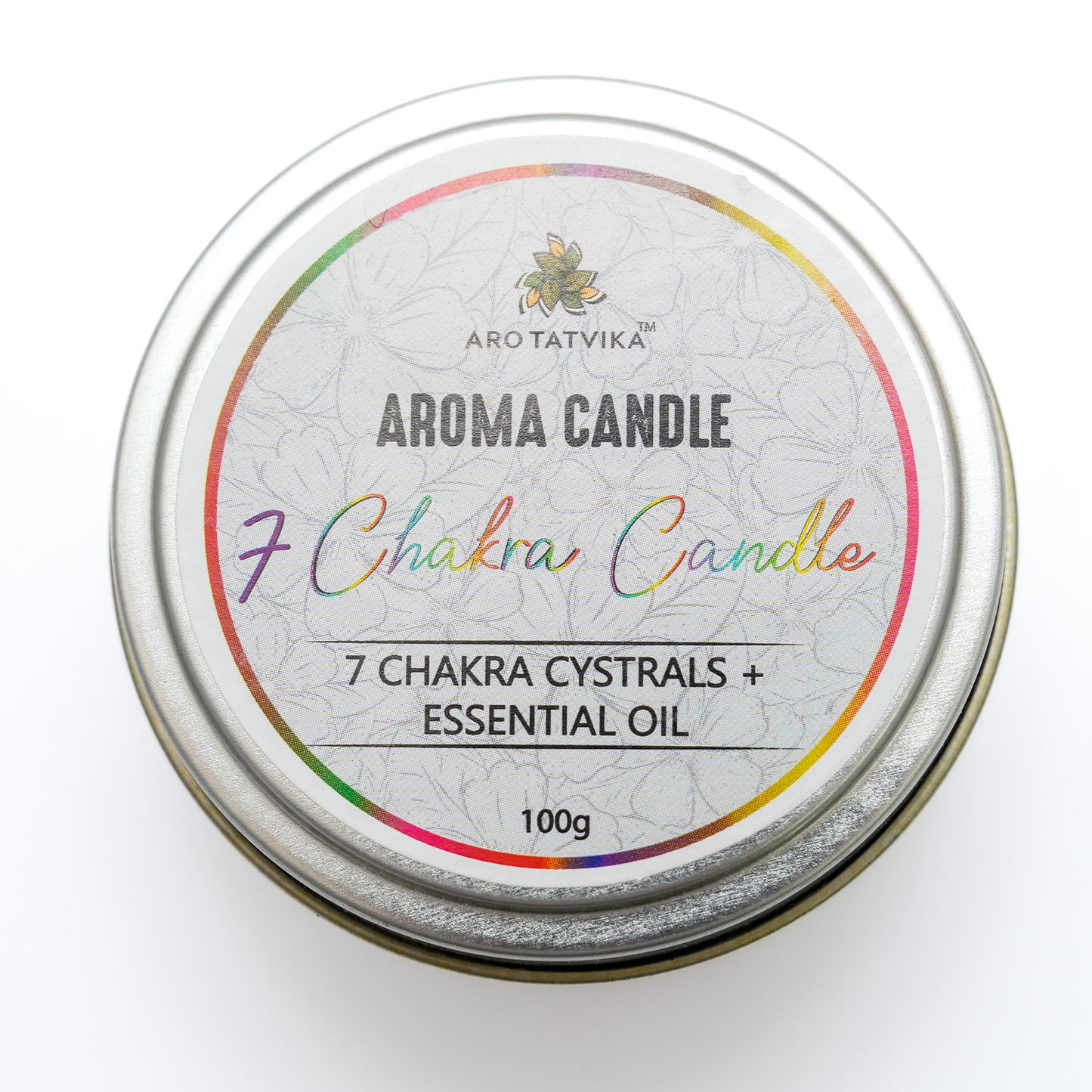 7 Chakra Aroma Scented Candle