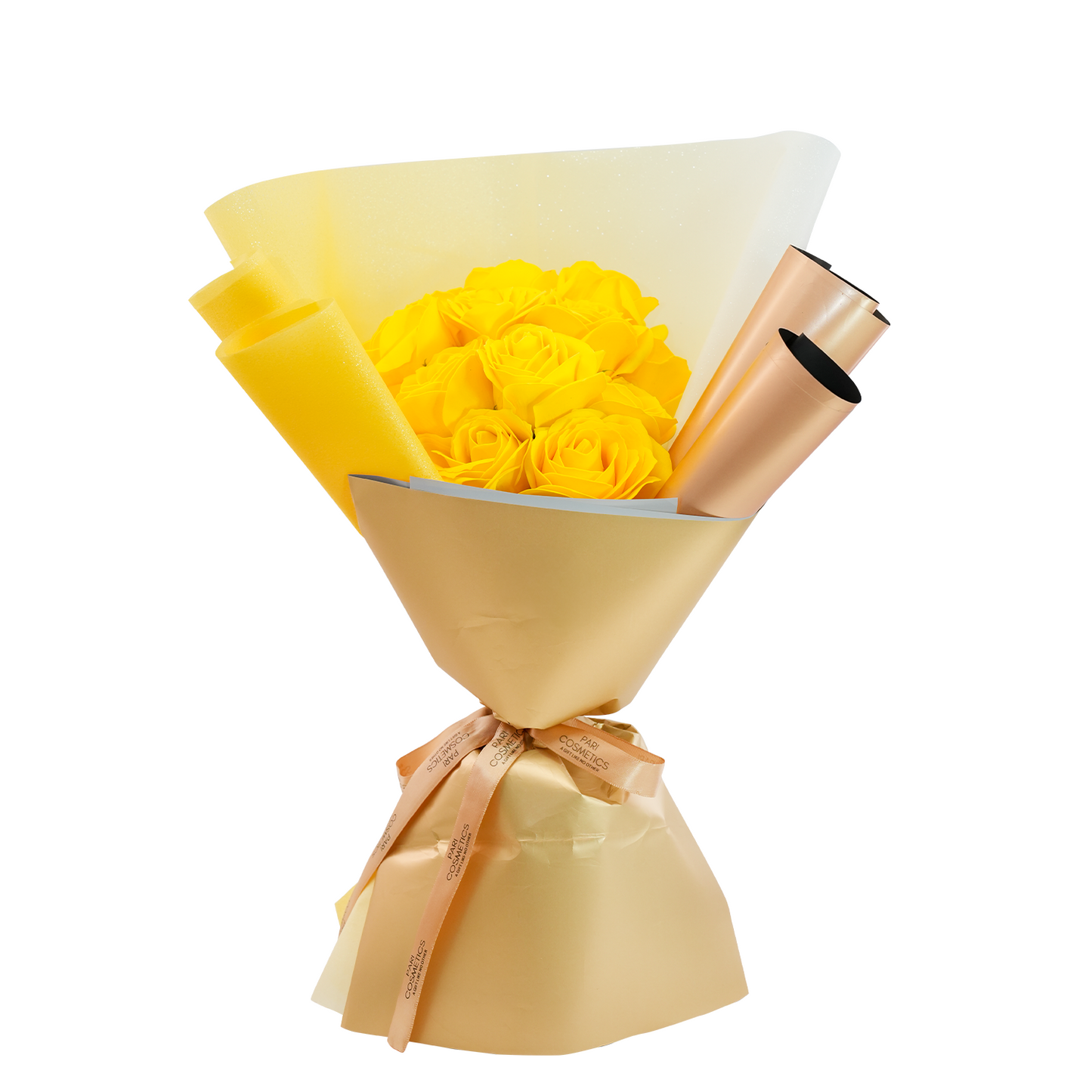 Sunshine Glow Bouquet - 12 Roses