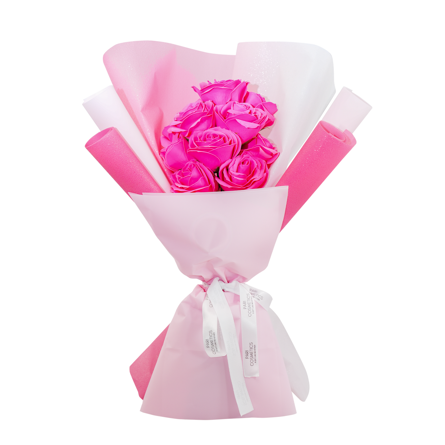 Hot Pink Bouquet - 12 Roses
