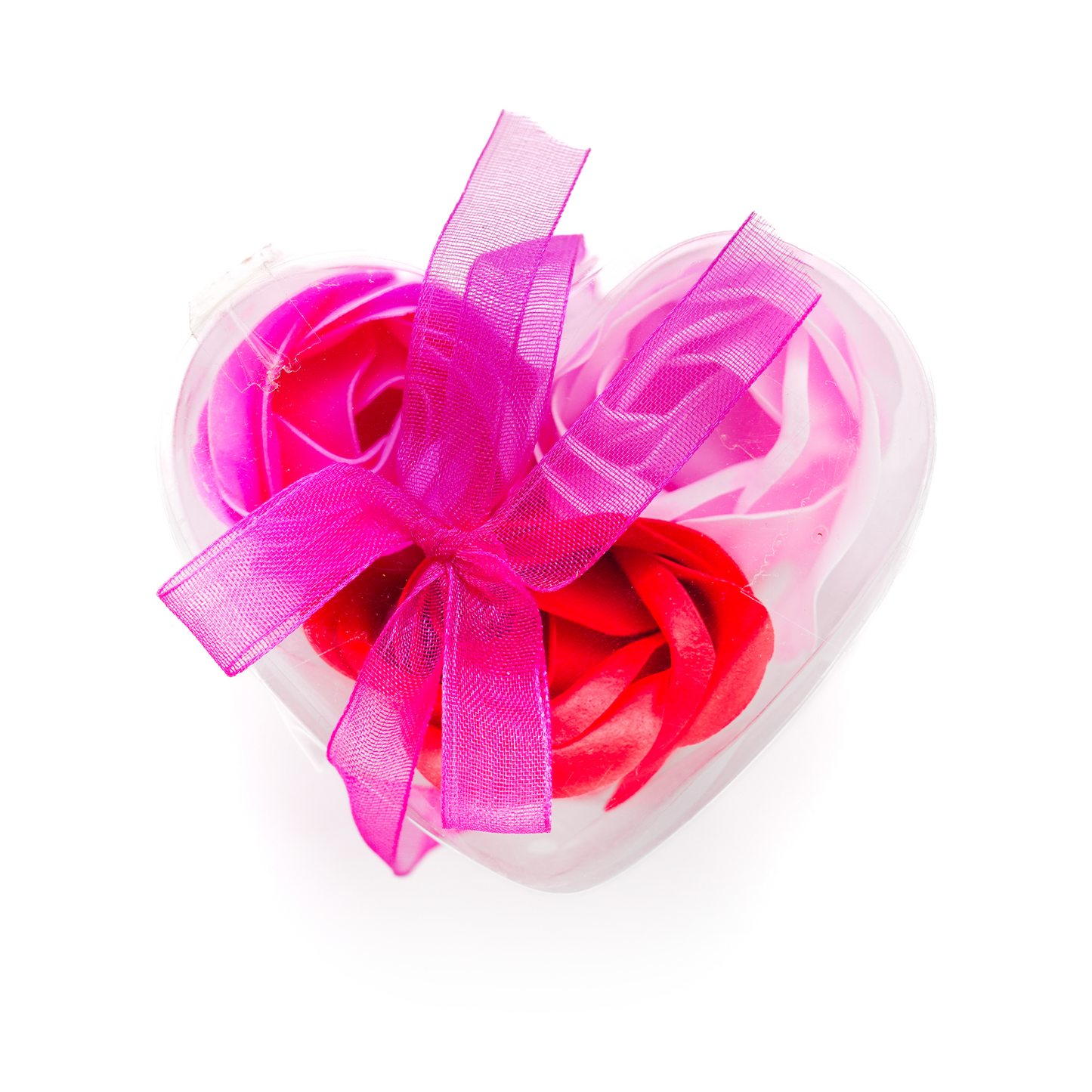 Mini Hot Pink Flower Soap Box