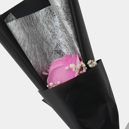 Beauty Single Rose Soap - Pink