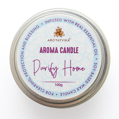 Purifying Home Aroma Scented Candle