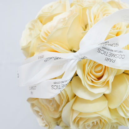 Ivory Bouquet Flower Soap Box - 17 Roses