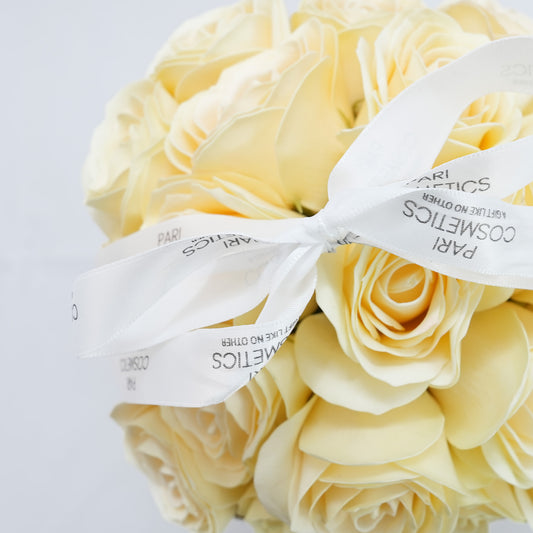 Ivory Bouquet Flower Soap Box - 17 Roses