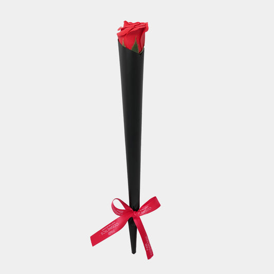 Small Beauty Single Rose Soap - Red