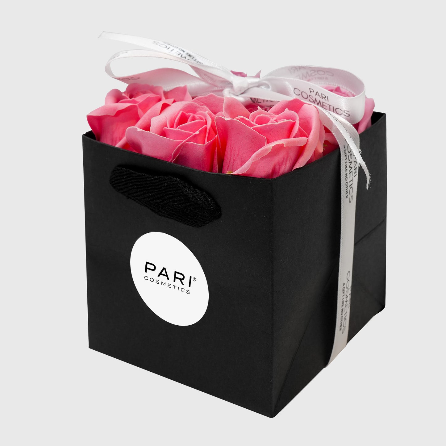 Soft Pink Flower Soap Box - 9 Roses