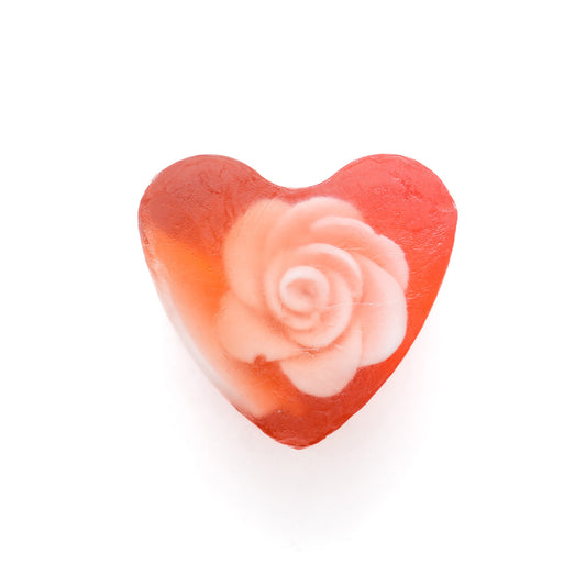 Rose Heart Shaped Perfumed Soap