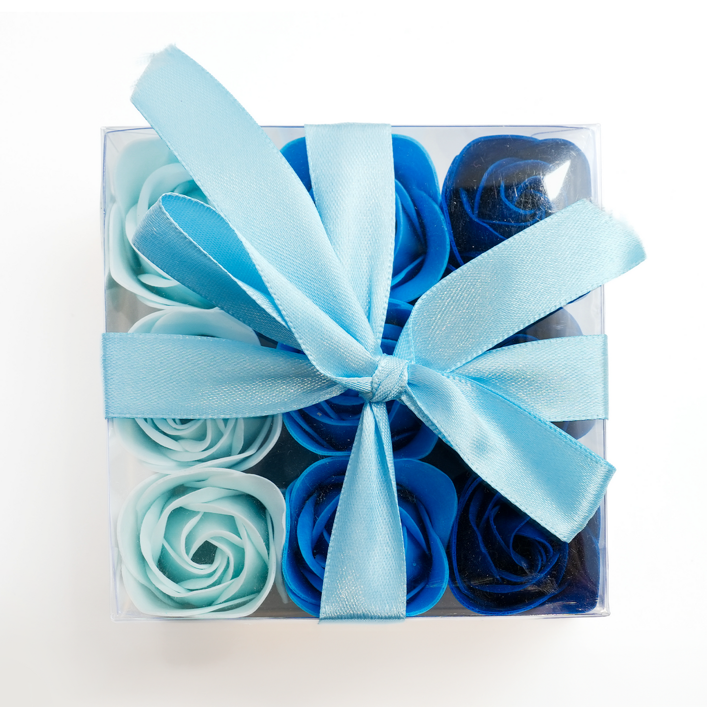 Blue Hues Flower Soap Box