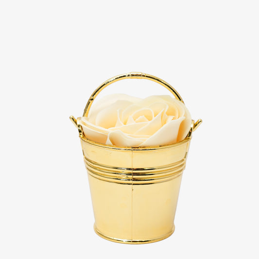 Elegant Ivory Rose Soap Cup